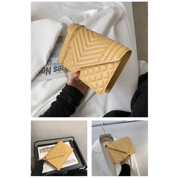 Dazzling Bags For Women Chain Crossbody Bags In Pu Leather Female Fashionable Shoulder Bag Ladies Handbags