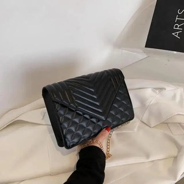 Dazzling Bags For Women Chain Crossbody Bags In Pu Leather Female Fashionable Shoulder Bag Ladies Handbags