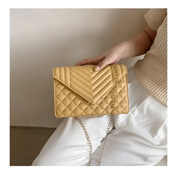 Dazzling Bags For Women Chain Crossbody Bags In Pu Leather Female Fashionable Shoulder Bag Ladies Handbags