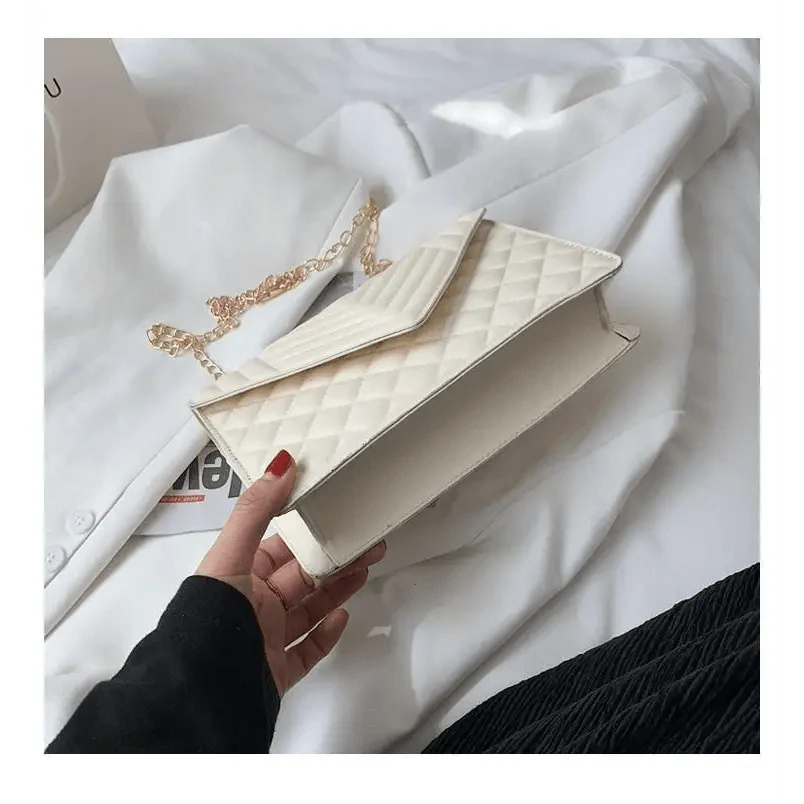 Dazzling Bags For Women Chain Crossbody Bags In Pu Leather Female Fashionable Shoulder Bag Ladies Handbags