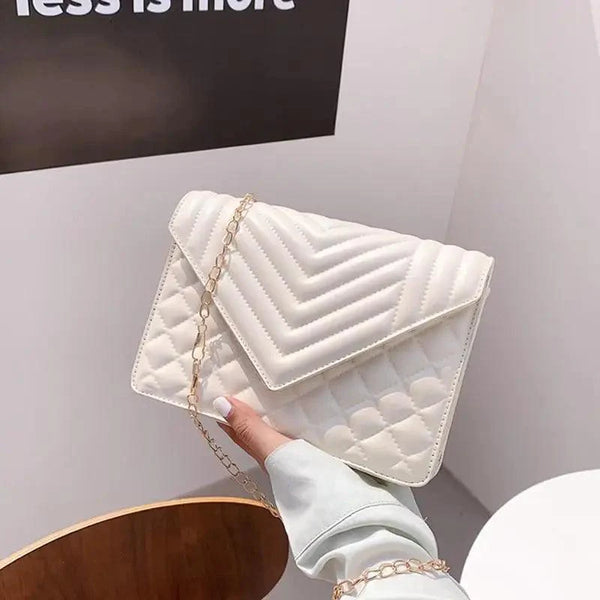 Dazzling Bags For Women Chain Crossbody Bags In Pu Leather Female Fashionable Shoulder Bag Ladies Handbags