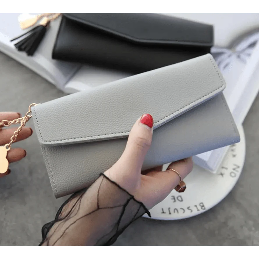 Dazzling Wallets For Phone, Clutch Bag, Purses, Long Wallets For Girl And Ladies Cute Money Coin Pocket And Card Holder Tassel Wallets