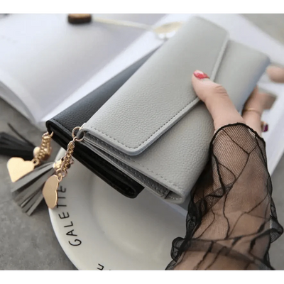 Dazzling Wallets For Phone, Clutch Bag, Purses, Long Wallets For Girl And Ladies Cute Money Coin Pocket And Card Holder Tassel Wallets