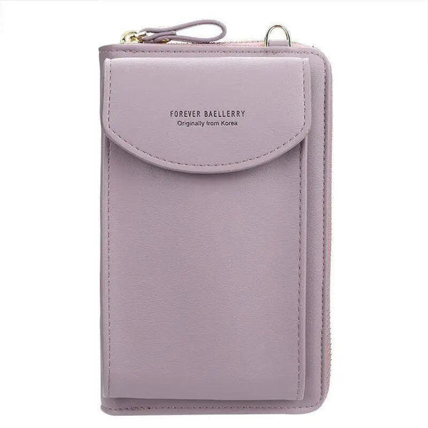 Dazzling Women Wallet Bags Big Card Holder Clutch Messenger Long Shoulder Straps - Trendy Designer Female Clutch Cross Body Bag