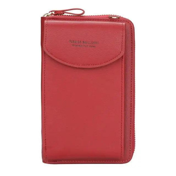 Dazzling Women Wallet Bags Big Card Holder Clutch Messenger Long Shoulder Straps - Trendy Designer Female Clutch Cross Body Bag