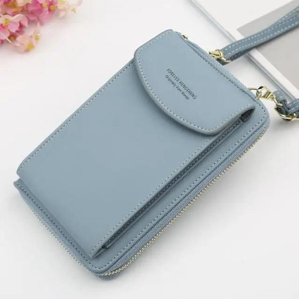 Dazzling Women Wallet Bags Big Card Holder Clutch Messenger Long Shoulder Straps - Trendy Designer Female Clutch Cross Body Bag