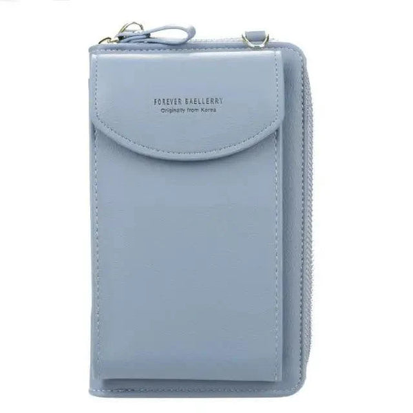 Dazzling Women Wallet Bags Big Card Holder Clutch Messenger Long Shoulder Straps - Trendy Designer Female Clutch Cross Body Bag