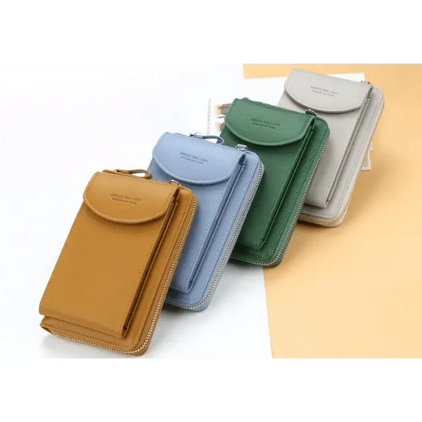 Dazzling Women Wallet Bags Big Card Holder Clutch Messenger Long Shoulder Straps - Trendy Designer Female Clutch Cross Body Bag