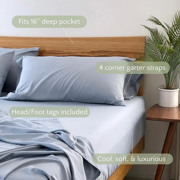 Copper Infused Bamboo Sheet Set - Gifts for You 'n Me