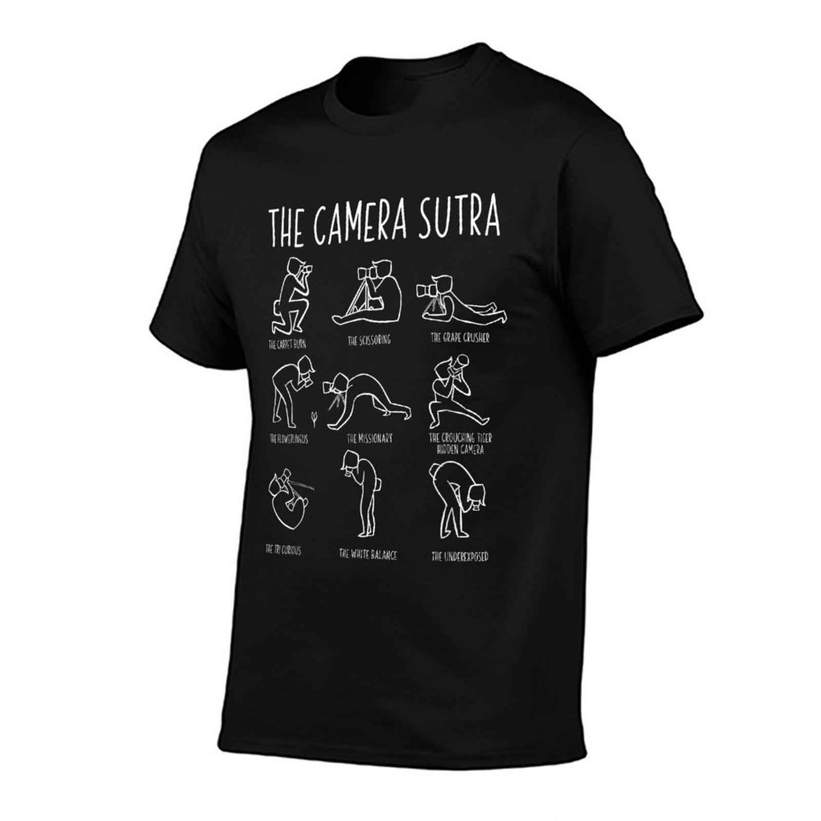 Funny Camera Sutra Photographer Photography Gift Men Women T-Shirt