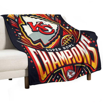 Kansas City Champions Eco-conscious Throw Blanket