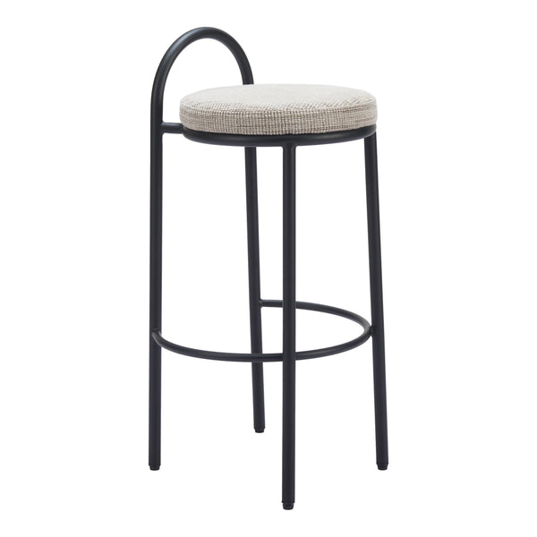 Sisal Barstool (Set of 2) Beige Tweed
