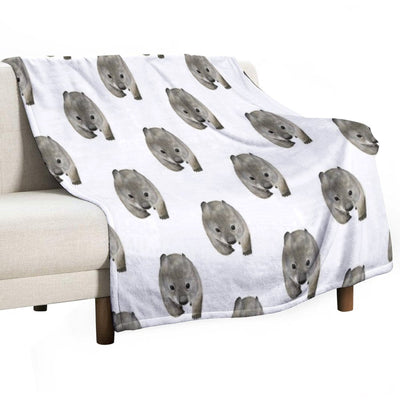 Cuddles The Wombat Quick-dry Throw Blanket