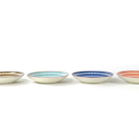 Geometric Print Ceramic Bowls - Large