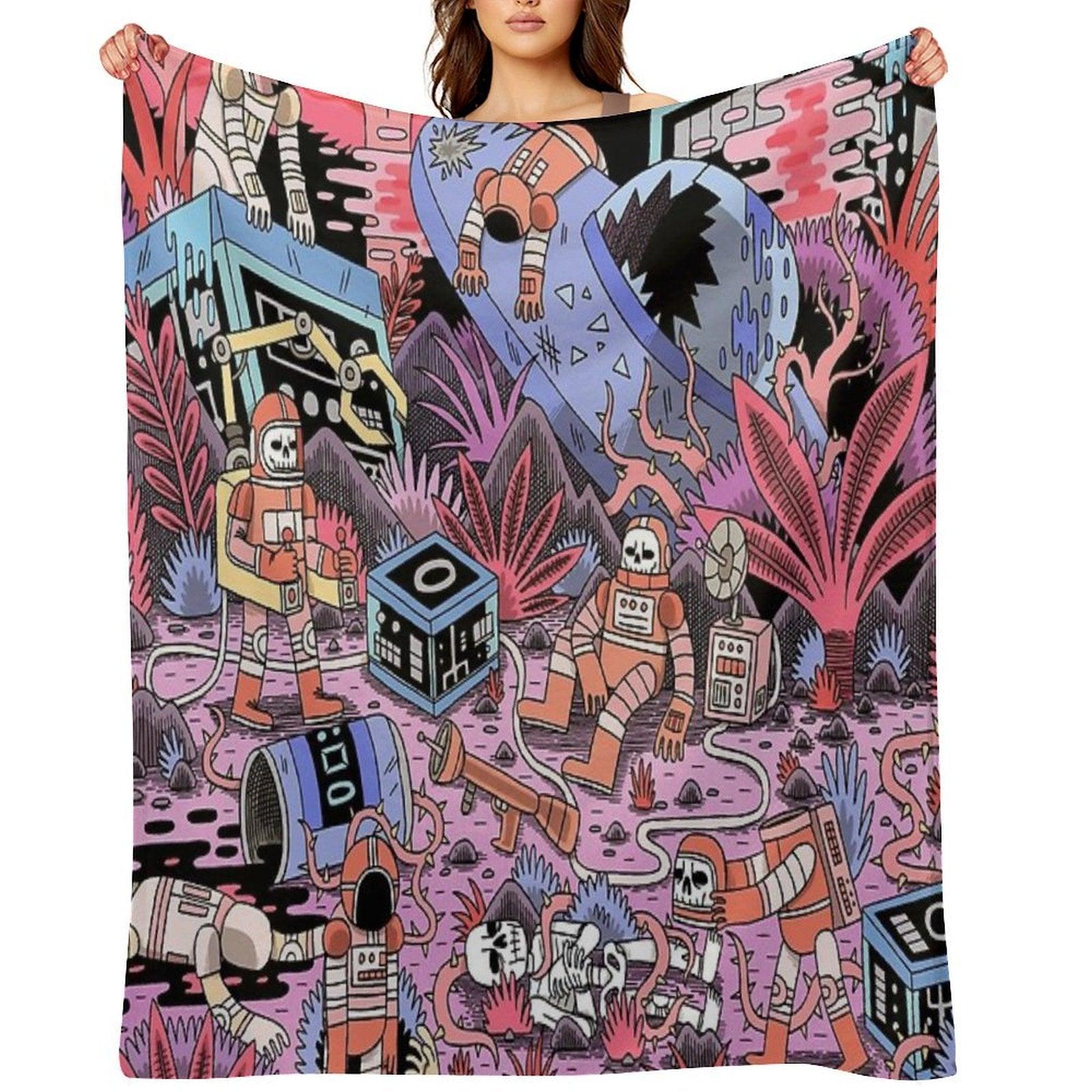 Chaos Throw Blanket