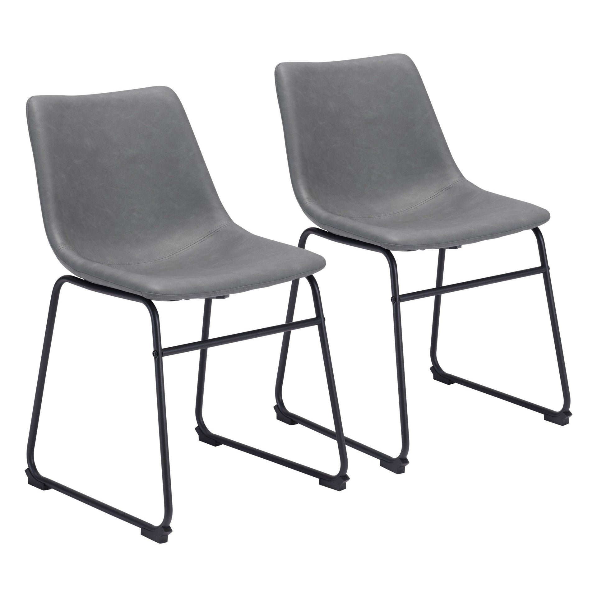 Smart Dining Chair (Set of 2) Charcoal