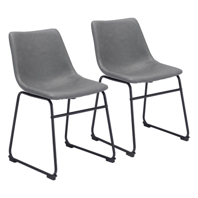 Smart Dining Chair (Set of 2) Charcoal