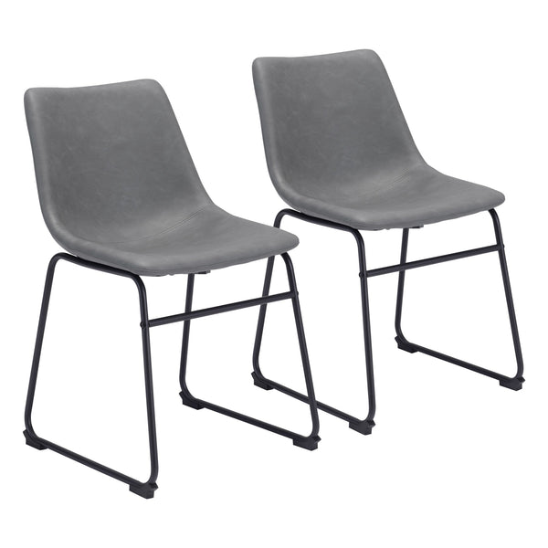 Smart Dining Chair (Set of 2) Charcoal