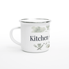 White 12oz Enamel Mug | Coffee Mugs | Kitchen + Metal