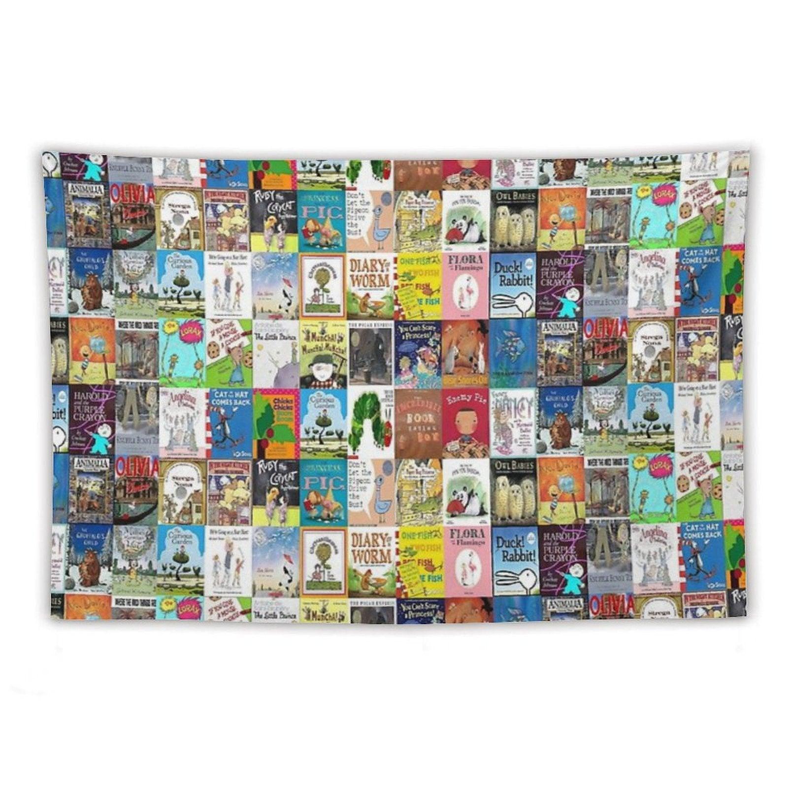 Children Picture Book Covers Tapestry