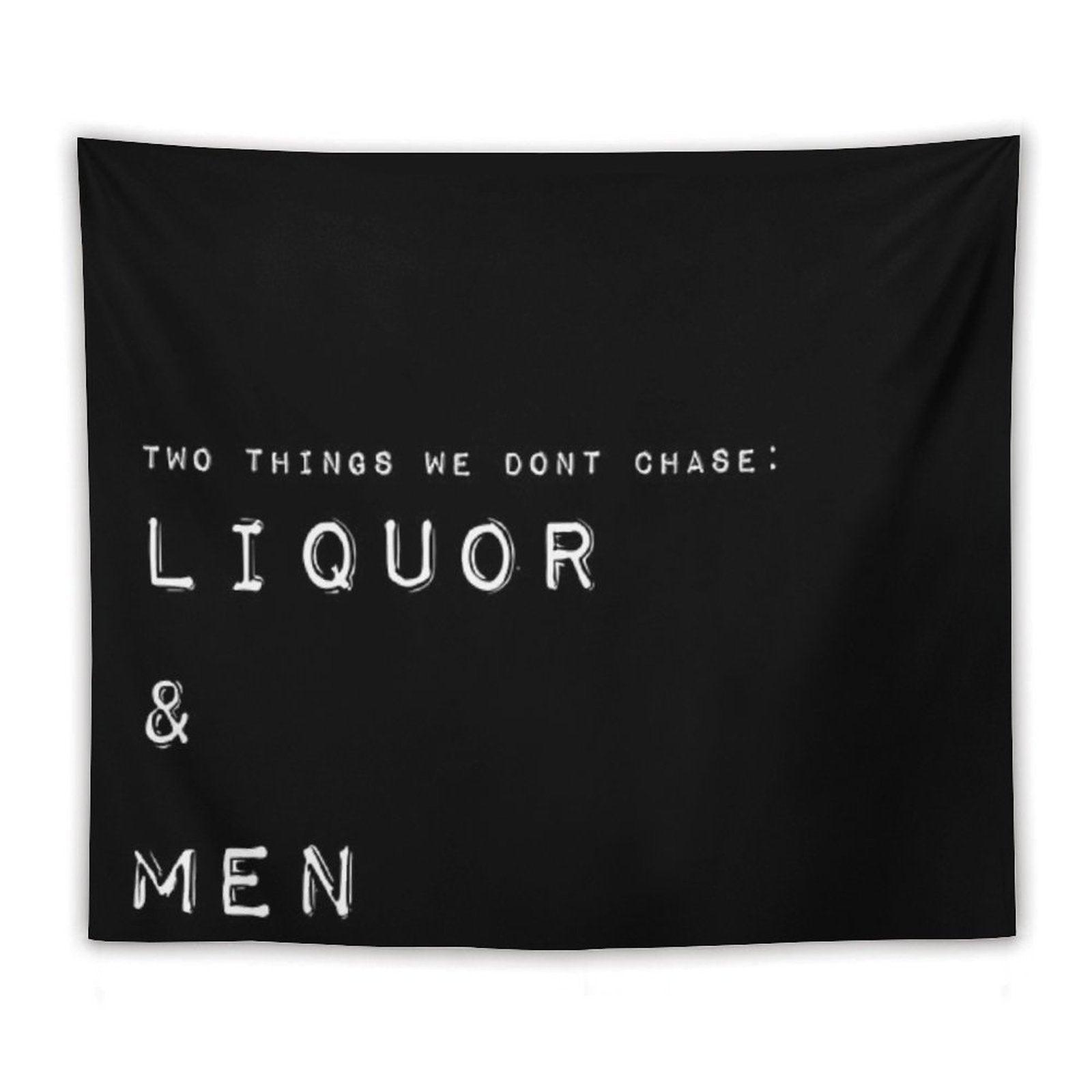 Liquor And Men Tapestry Tapestry