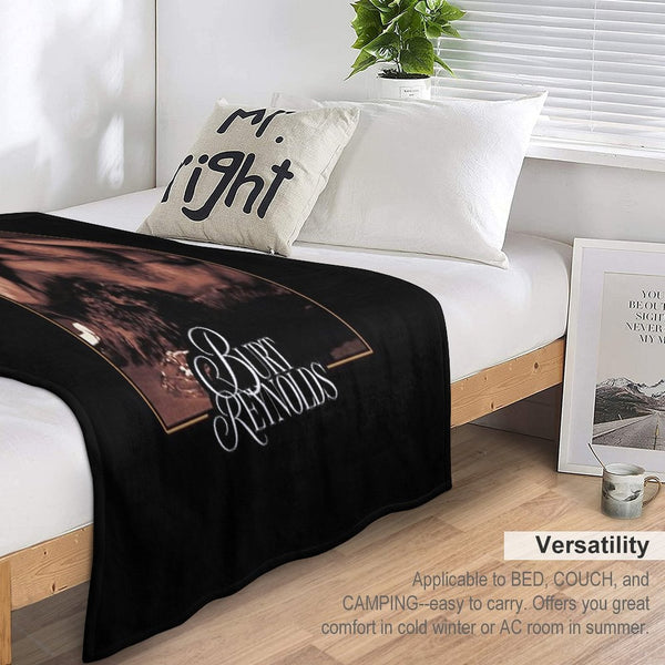Classic Burt Reynolds Travel-friendly Throw Blanket