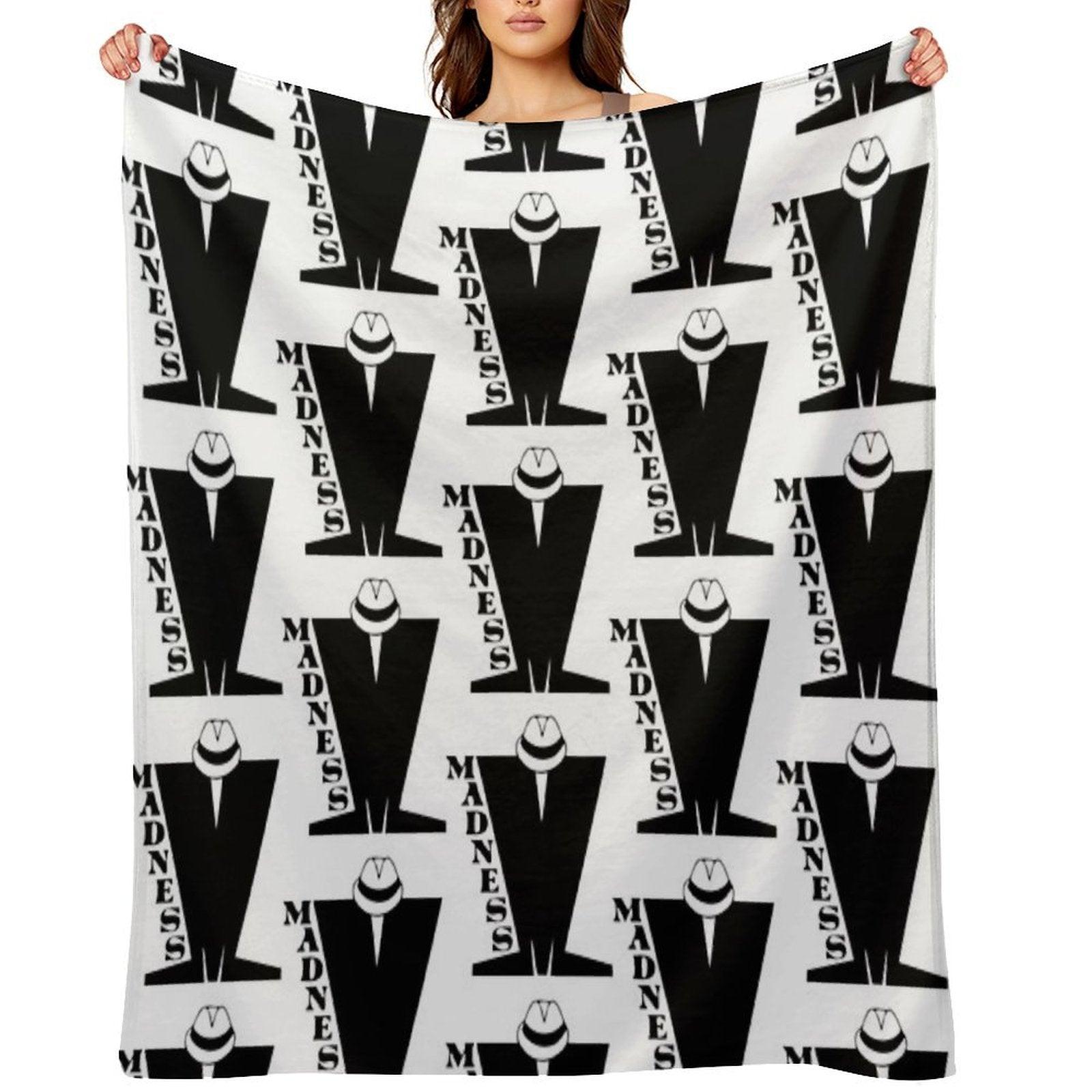 Hat The Madness Retro Band Gift for Fans Throw Blanket