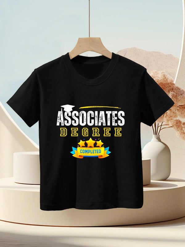 Associates Degree Graduation Senior Celebration Grad Party Kids T-Shirt