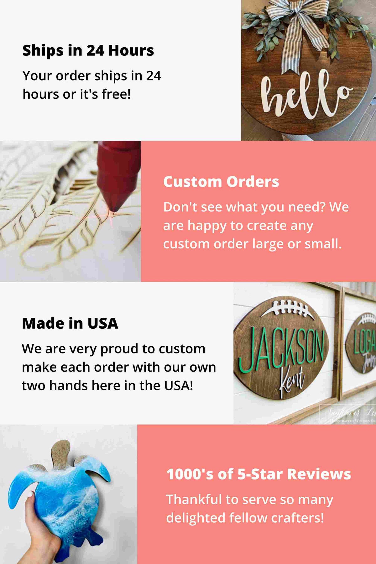 Unfinished Wood Picket Fence Shape - Craft - up to 46