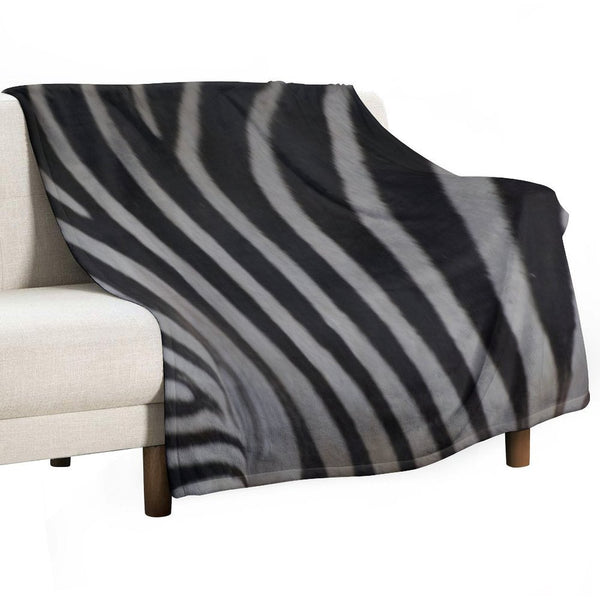 Zebra Stripes Eco-conscious Throw Blanket