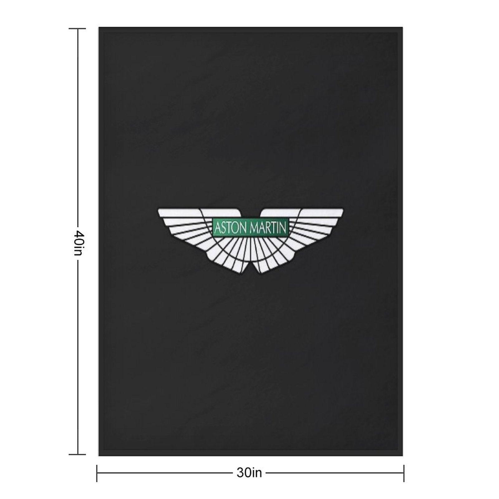 Aston Martin Logo Throw Blanket