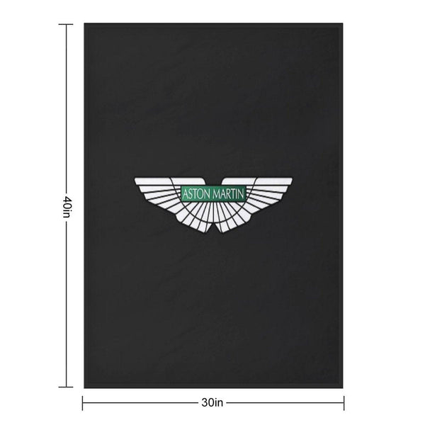 Aston Martin Logo Throw Blanket