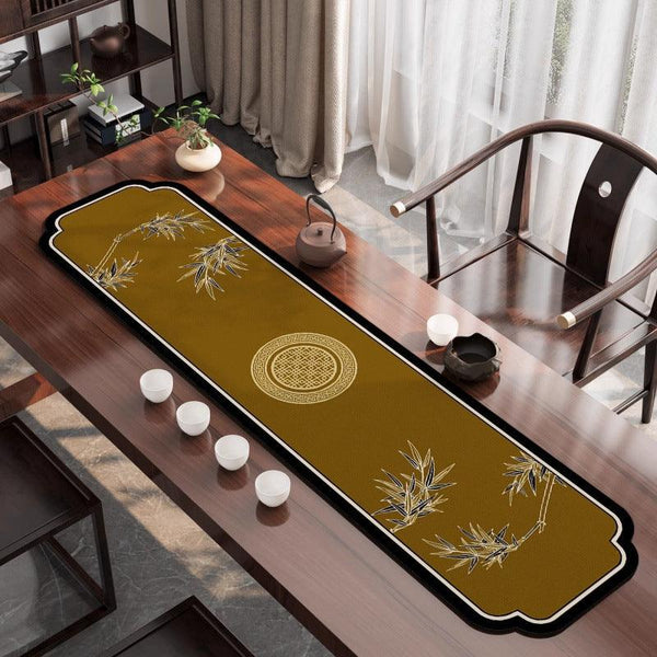 Chinese Style Cloth Absorbent Tea Table Runner