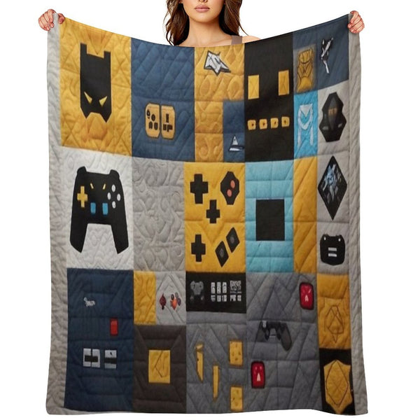 Gaming Duvet Cover Get A Comfortable And Cozy Night's Sleep Wrinkle-free Throw Blanket