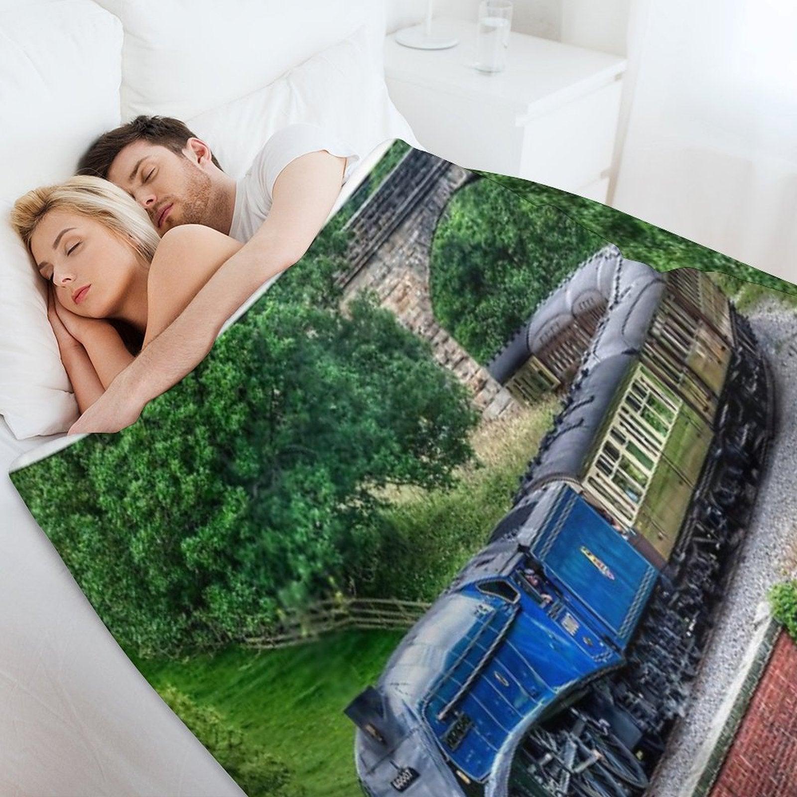60007 Sir Nigel Gresley Locomotive Throw Blanket