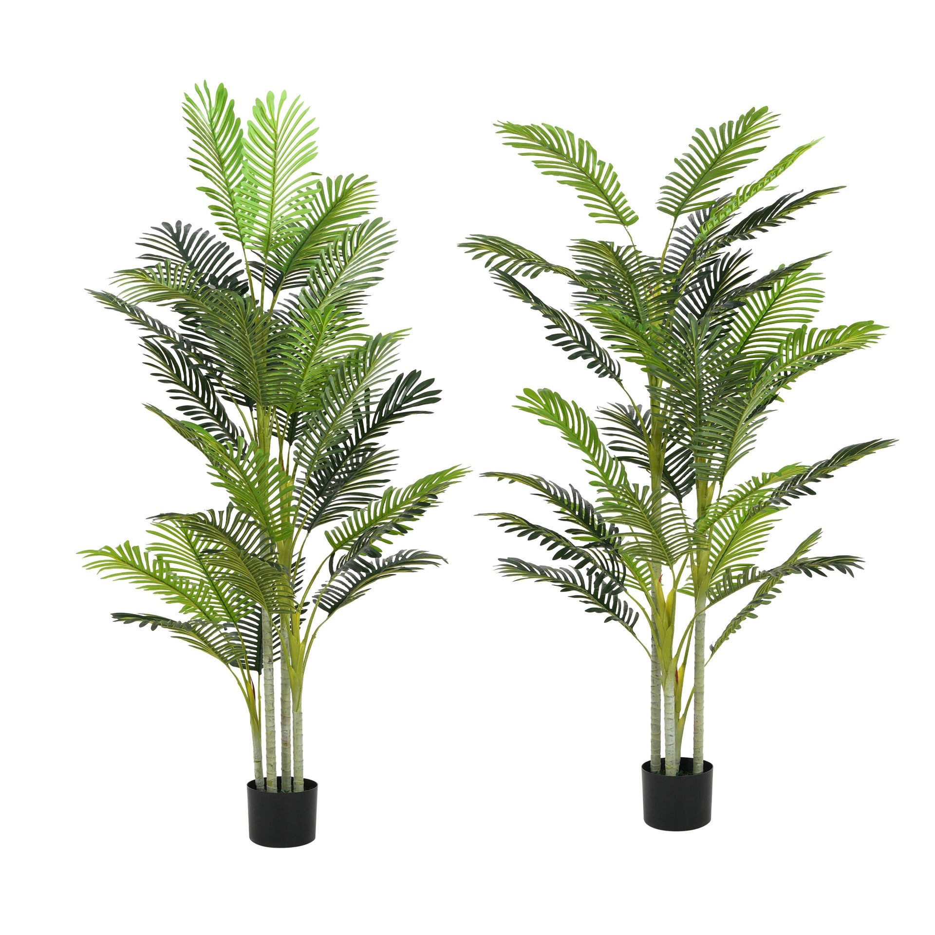 78.5' Artificial Palm Tree With Pot, Set of 2