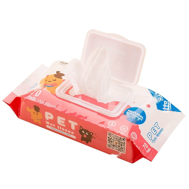 Wet wipes for pets