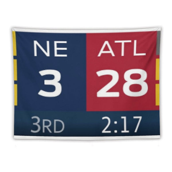 28-3 Patriots-Falcons Tapestry BionZax