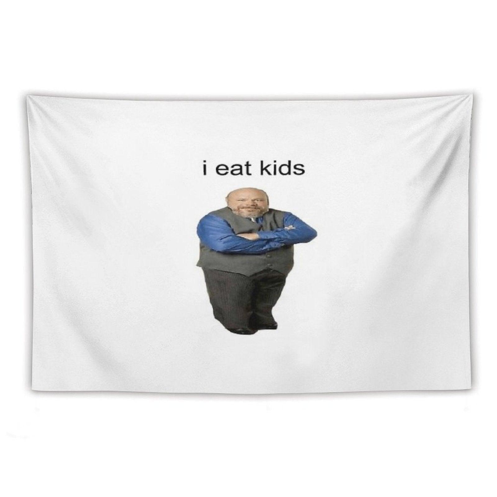 Bertram Eats Kids Tapestry