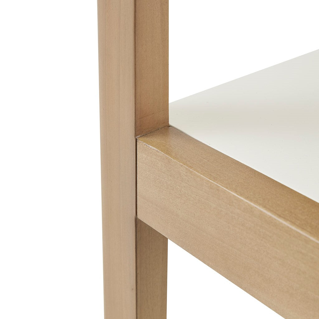 Parker Off-White/Natural Shelf Bookcase by Madison Park - Gifts for You 'n Me