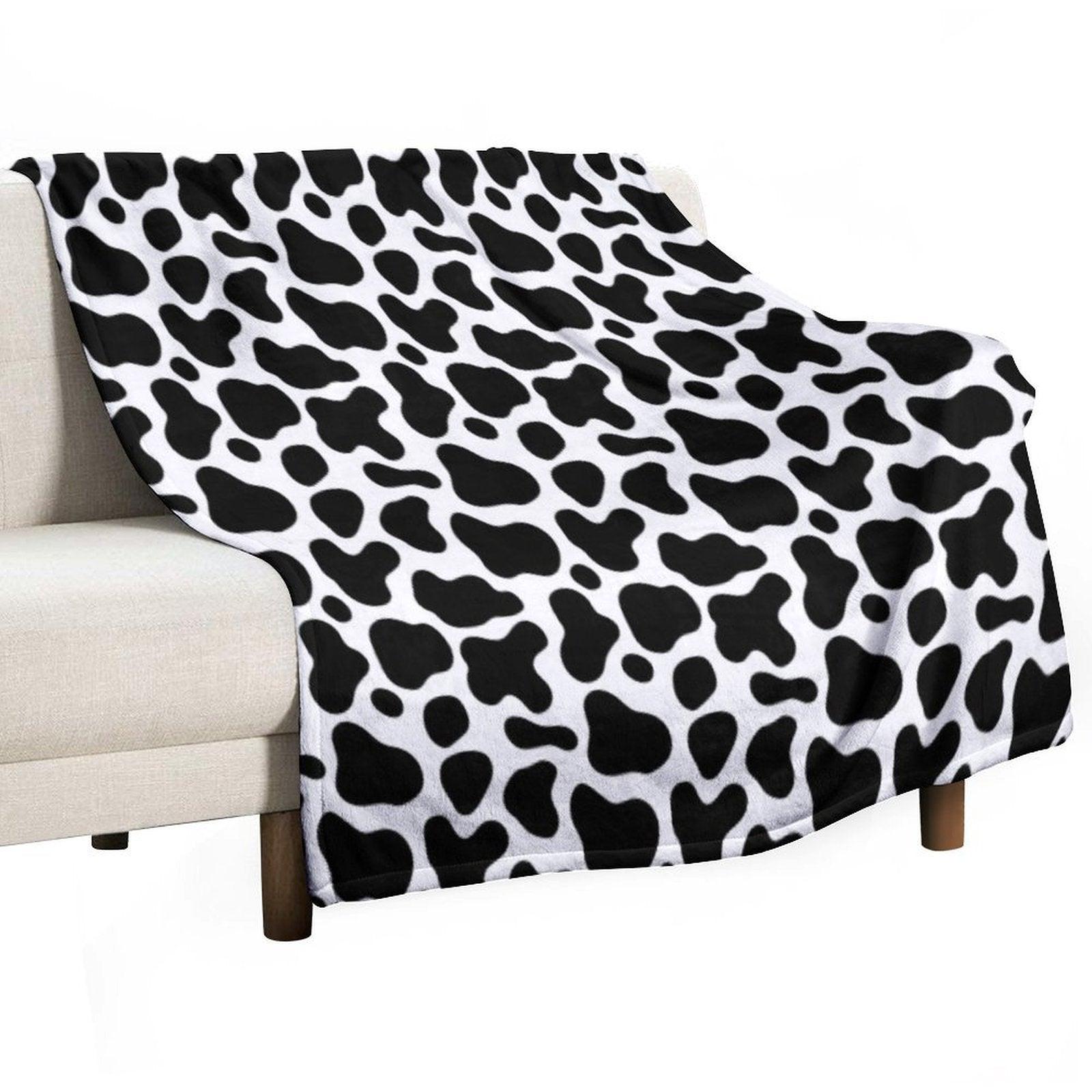 COW PRINT PATTERN Throw Blanket