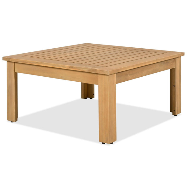 4 Pieces Outdoor Acacia Wood Sofa Set