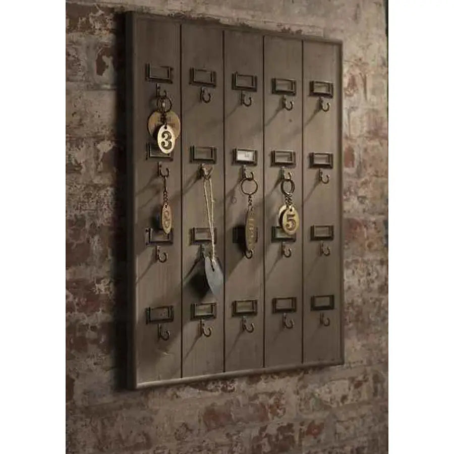 Rustic Recycled Pine Hotel Keyrack