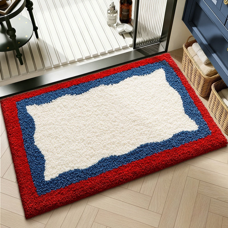 Water-absorbent Non-slip Geometric Lattice Floor Mat