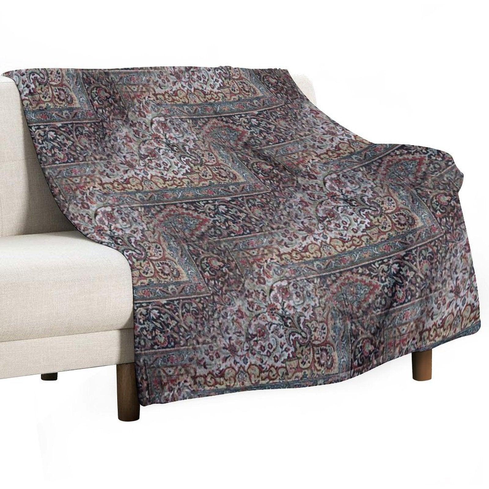 My Grandma's Carpet Throw Blanket