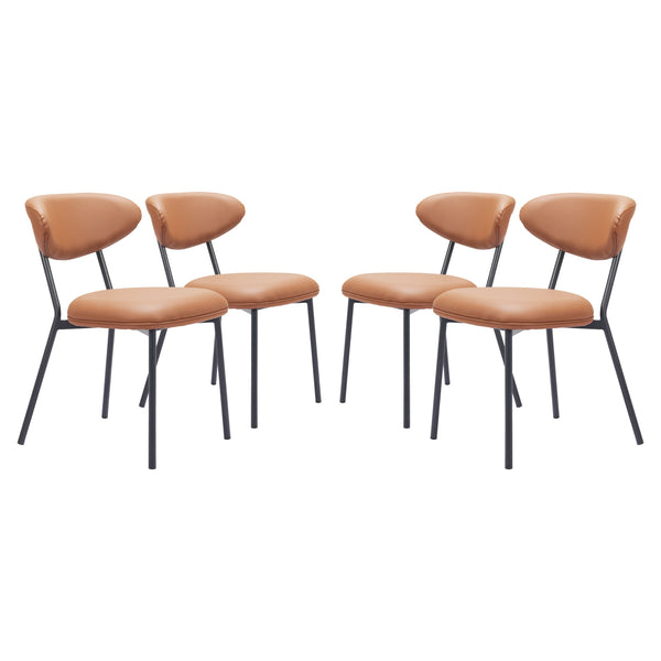 Rorun Dining Chair (Set of 4) Brown