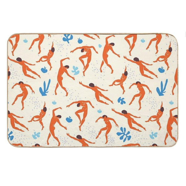 Dancers - Inspired by Matisse Bath Mat