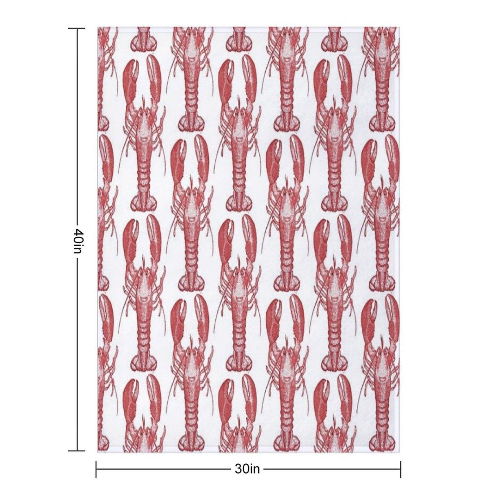 Lobster Throw Blanket