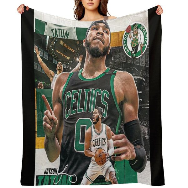 Jayson Tatum 0 Champions Velvety-soft Throw Blanket