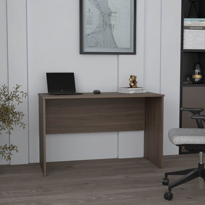 Malibu 47' Wide Study Gray Walnut Modern Desk